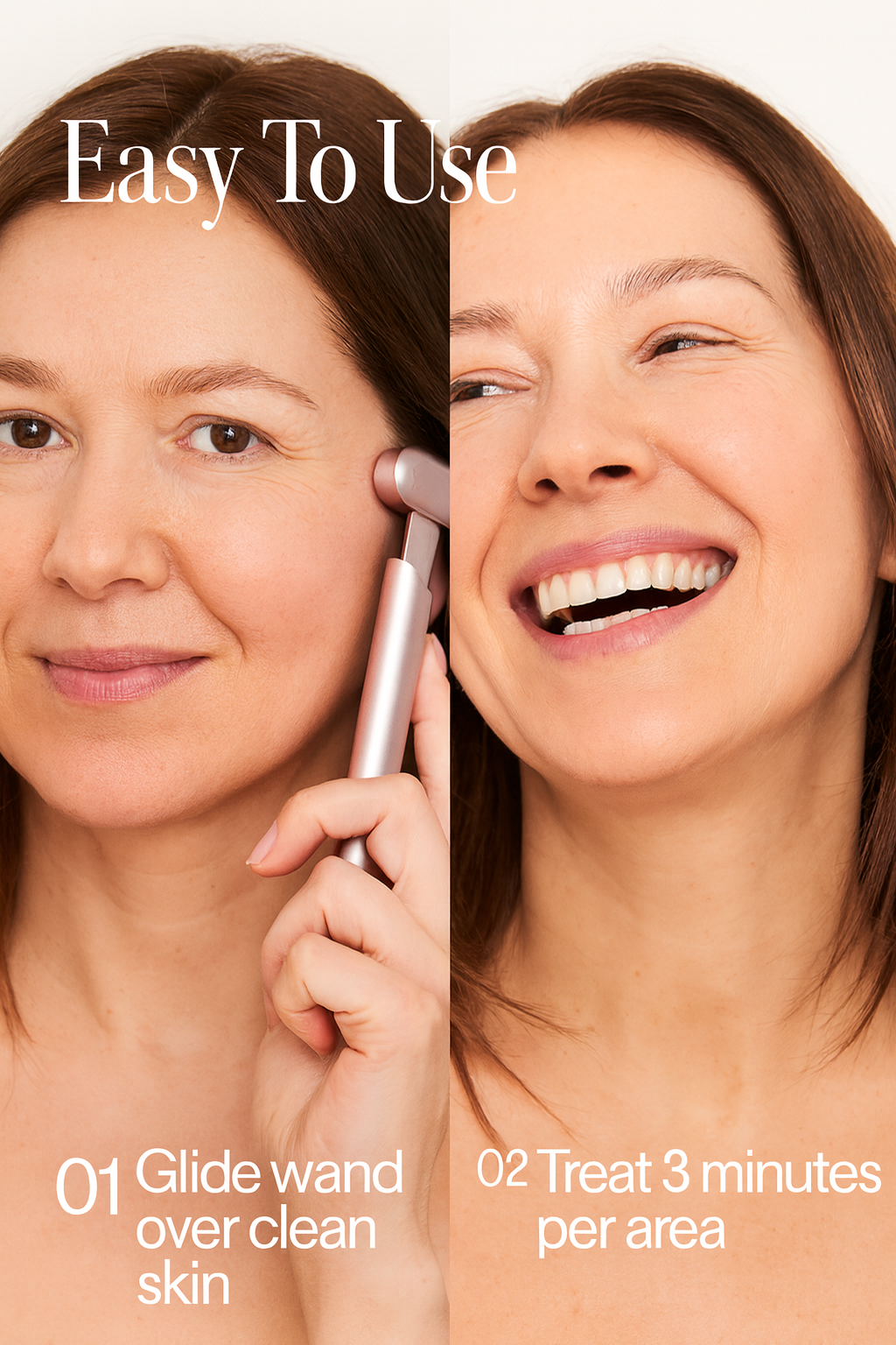 New Upgraded 5-in-1 LED Therapy & Microcurrent Pro Wand