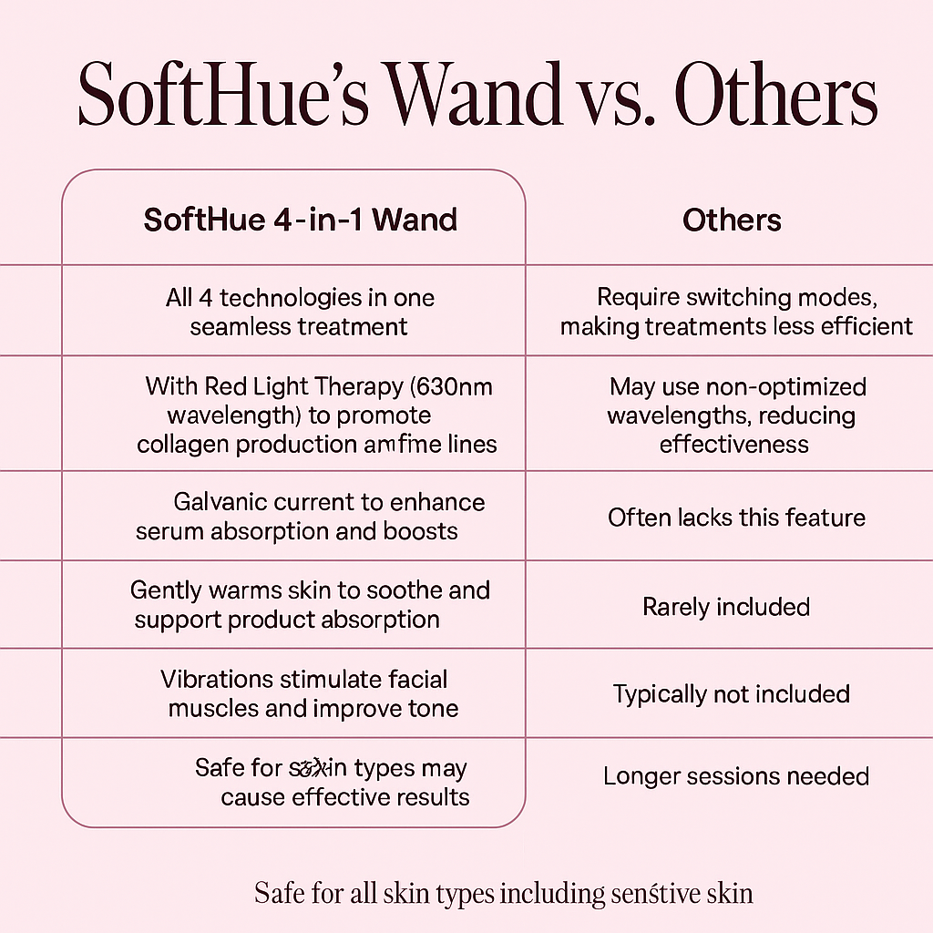 New Upgraded 5-in-1 LED Therapy & Microcurrent Pro Wand